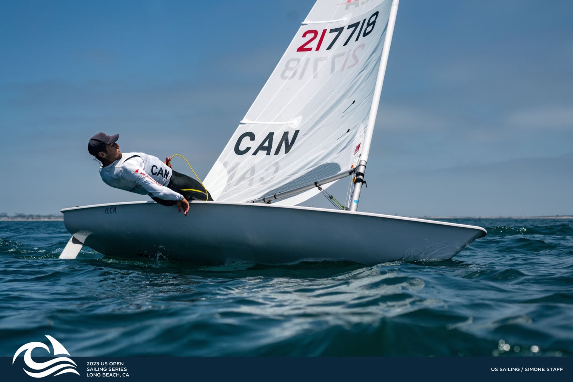 ILCA 7 fleet racing at a Canadian championship